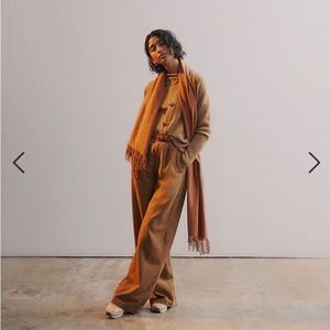 Madewell Women’s Harlow Wide Leg Pants In Acorn Size 00 High Waisted Lightweight